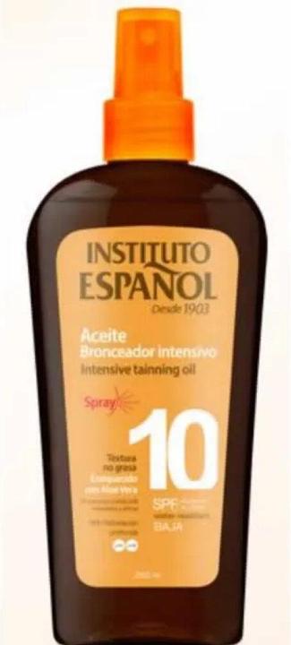 Produktbild Instituto Español Sol. Aceite Proteccion Solar Bronceadora Spf10 Spray 250 ml (Sonnenspray, Bis SPF 10, 250 ml)