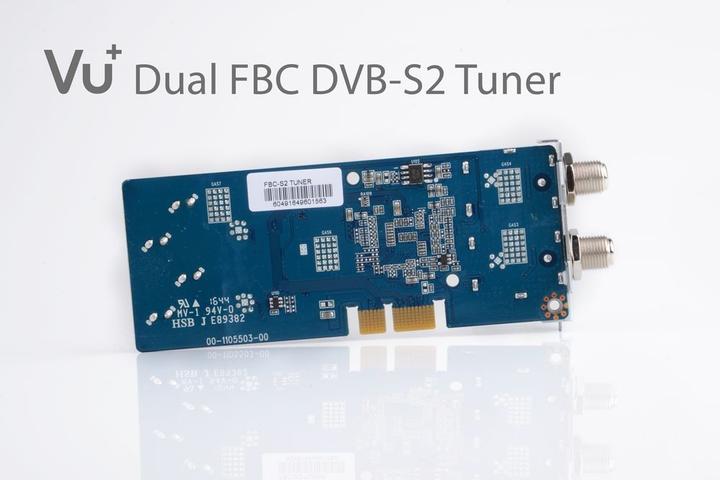 Productafbeelding Vu+ DVB-S2 /S2X FBC Twin Tuner Duo (8 GB, 2x DVB-S2X, CI+ slot)