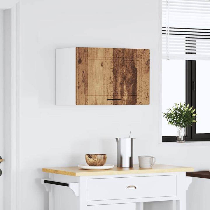 Image du produit VidaXL Armoire suspendue de cuisine Porto aspect vieux bois Matériau dérivé du bois Armoire murale de (60 x 31 x 40 cm)