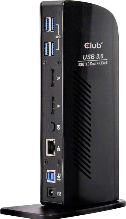 Produktbild Club 3D Dual Display Docking Station 4K60Hz (USB-B, 2 Ports)