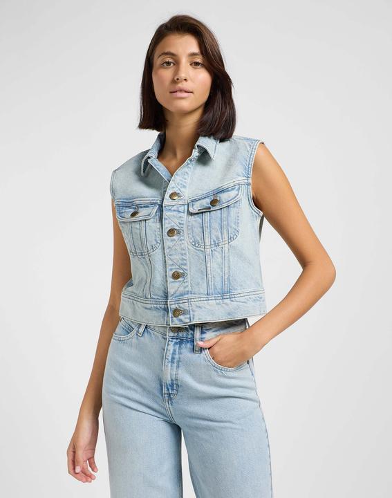 Lee Jeansjacke Cropped Rider Vest