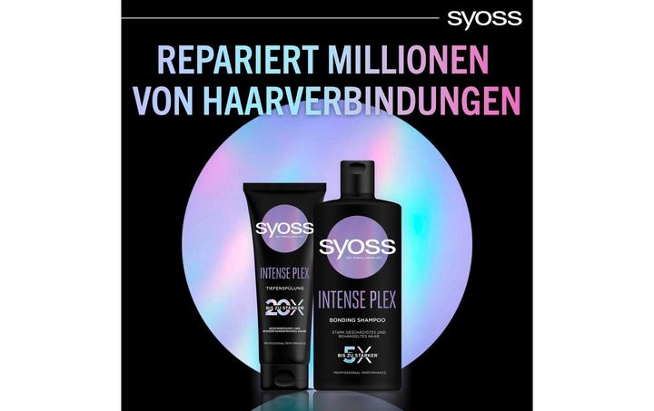 Actual product image Syoss Shampoo Intense Plex 440 ml (440 ml, Liquid shampoo)