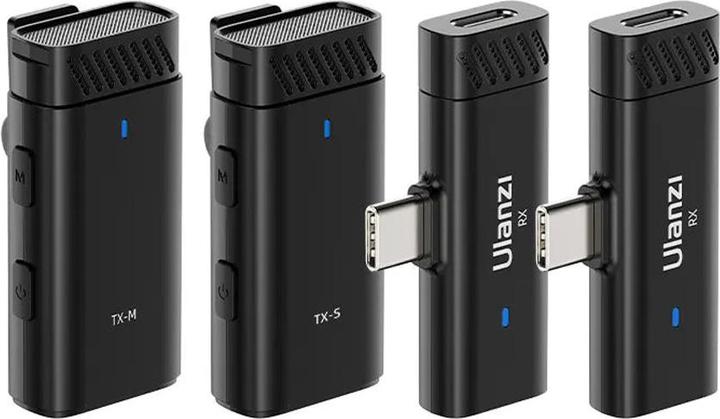 Actual product image Ulanzi HM2301 Dual Transmitter Multi Device Wireless Microphone