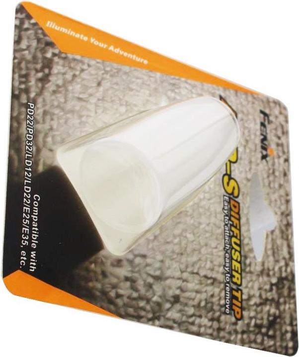 Actual product image Fenix Universal diffuser white P1D, P2D, P3D, PD10, PD20, PD30, PD31, PD22, PD32, PD35, UC35