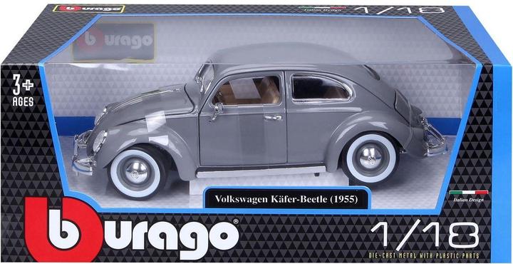 Image du produit Bburago Volkswagen Coccinelle 1955 grise 1/18