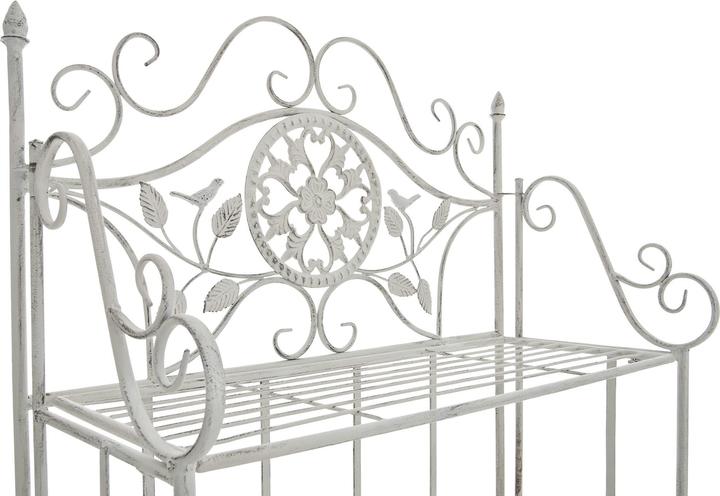 Actual product image CLP Flora floor standing shelf, antique white (66 x 32 x 175 cm)