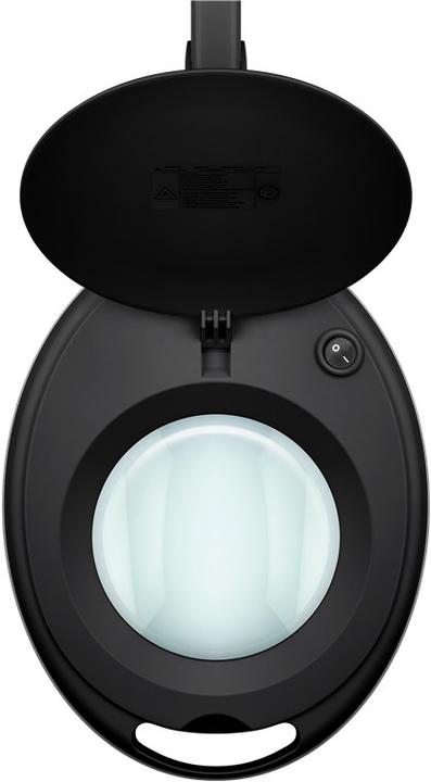 Image du produit Goobay Lampe loupe à pince à LED, 8 W, noire (650 lm)