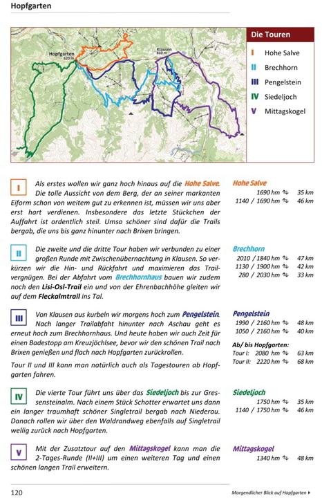 Nährwerte und Zutaten Mountainbiketouren fürs Wochenende Band II (Deutsch, Frank Hartl, Birgit Wenzl, 2016)