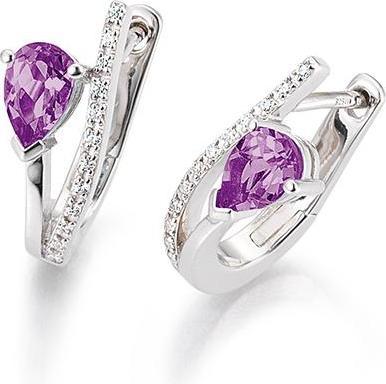 Breuning OHRSCHMUCK - ED.TOP.HELL/Brill. 0,12 Ct. H/si (750/18 K Gold)