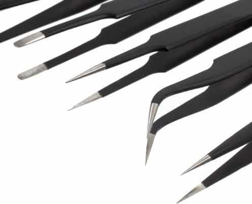 Image du produit Ueli Express Set de pincettes métalliques professionnelles 7 en 1 ESD Safe