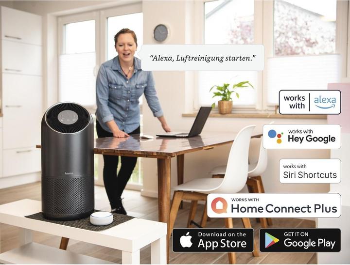 Actual product image Hama Air purifier Smart 3-fold filter (65 m²)