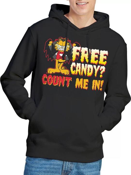 Immagine prodotto Garfield Count Me In Felpa con Cappuccio Uomo (S)