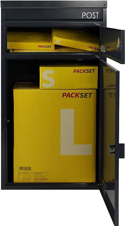 Produktbild SafePost 65 Briefkasten mit Paketfach anthrazit