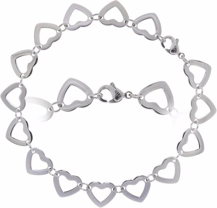 Bijouteria Armband (19 cm, Edelstahl)