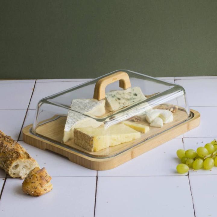 Immagine prodotto Pebbly Scatola di formaggio con coperchio in vetro