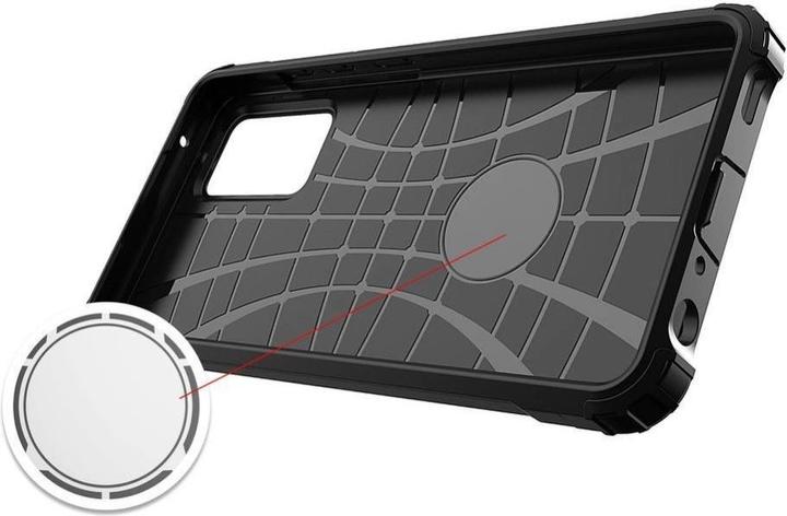Actual product image Hurtel Back panel cover Hybrid Armor Case for Samsung Galaxy A56 - Silver (Samsung Galaxy A56)