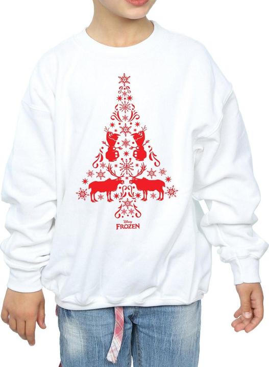 Produktbild Disney Frozen Christmas Tree Sweatshirt Mädchen (152, 158)