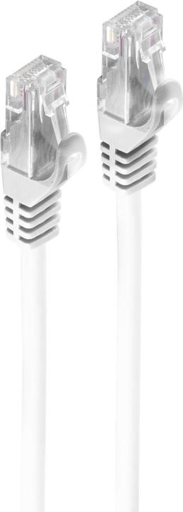 Image du produit Shiverpeaks BASIC-S Câble patch cat. 6A, U/UTP, blanc, 7,50 m avec câble brutCat.7, occupation : EIA/TIA 568B (U/UTP, CAT7, 7.50 m)