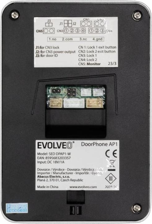 Produktbild Evolveo DoorPhone AP1- 2 drátový videotelefon s aplikací (WLAN, Ethernet)