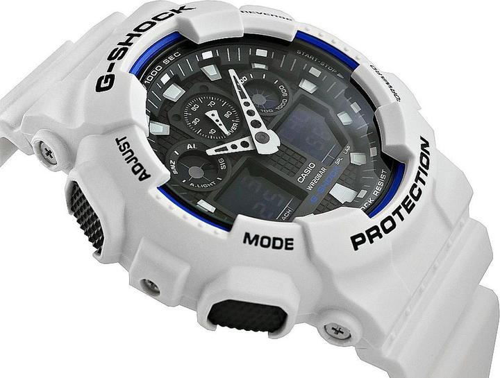 Actual product image Casio Ga-100b-7aer (Chronograph, Power reserve display, 51 mm)