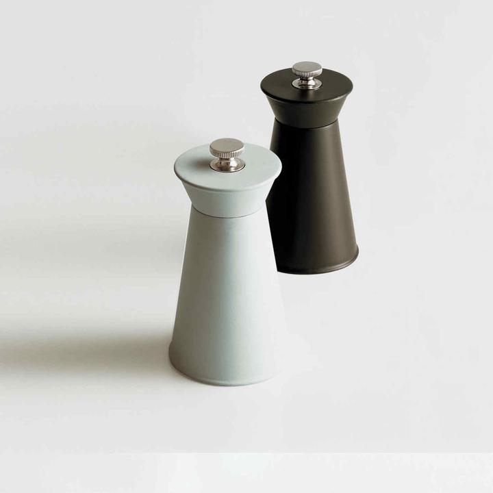 Produktbild Alessi Salz Pfeffer Mühle H12 cm schwarz (Pfeffer)