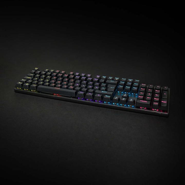 Produktbild Nedis Wired Gaming Keyboard USB Type-A Mechanische Tasten LED Deutsch DE-Layout Stromversorgung über (DE, Kabelgebunden)