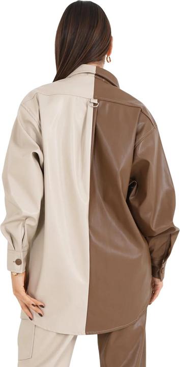 Immagine prodotto Sixth June Camicia in similpelle donna (L)