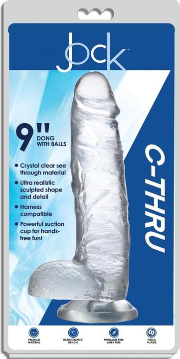 Image du produit Jock CThru Transparenter Dildo 27 cm