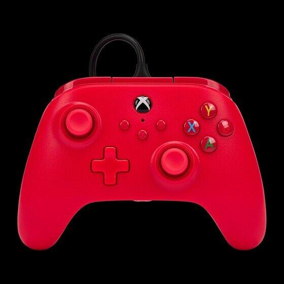 Produktbild PowerA XB Controller Enhanced wired rot (Windows, Xbox Series X)