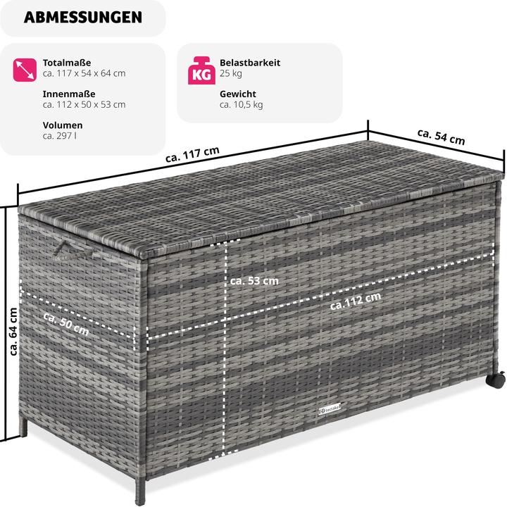 Produktbild tectake Auflagenbox