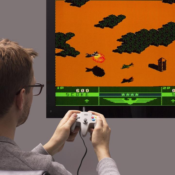 Image du produit ORB - Retro Arcade Games TV Controller grau -inkl. 200x 8-bit Spielen