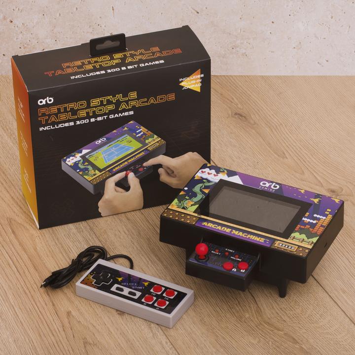 Image du produit ORB - Tabletop Arcade Machine rétro - 300x jeux 8-bit inclus