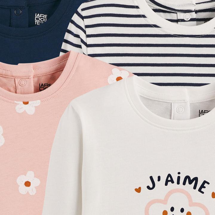Immagine prodotto La Redoute Collections Confezione da 4 camicie a maniche lunghe (86)
