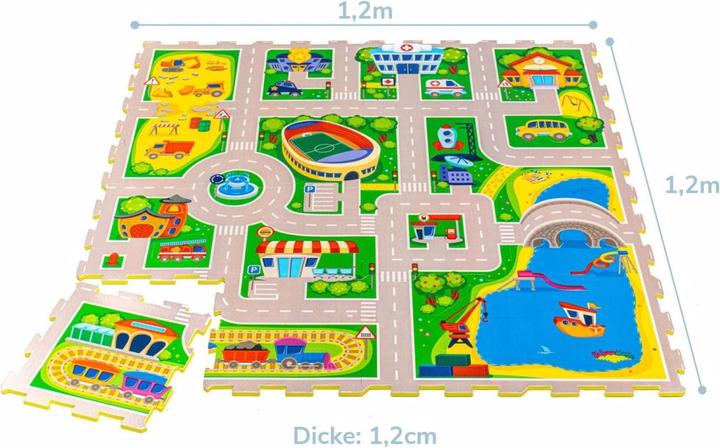 Actual product image Hakuna Matte City (120 x 120 cm)