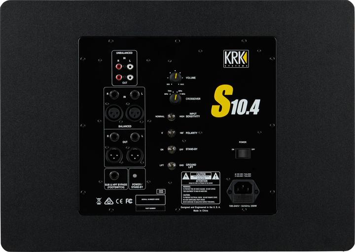 Immagine prodotto KRK S10.4 (Subwoofer attivo, 1 pz., 1x 160 W)