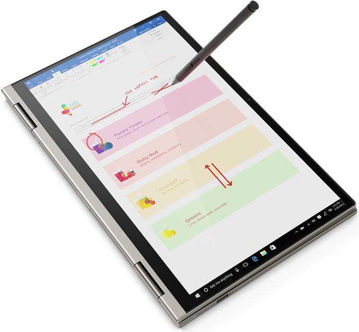 Actual product image Lenovo Yoga C740 (14", Intel Core i5-10210U, 8 GB, 512 GB, CH)