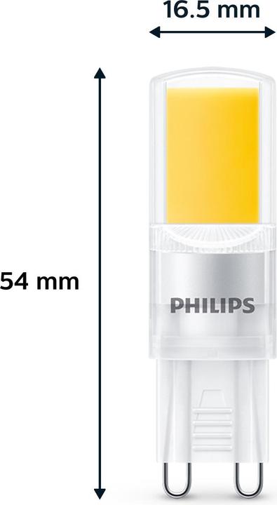 Actual product image Philips Led 40w Ww Nd 3ct/6 Ec (G9, 3.20 W, 400 lm, 3 x, E)