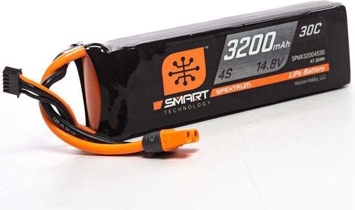 Actual product image Spektrum LiPo Pack 3200mAh 4S 14.8V Smart LiPo Battery 30C IC3 (14.80 V, 3200 mAh)