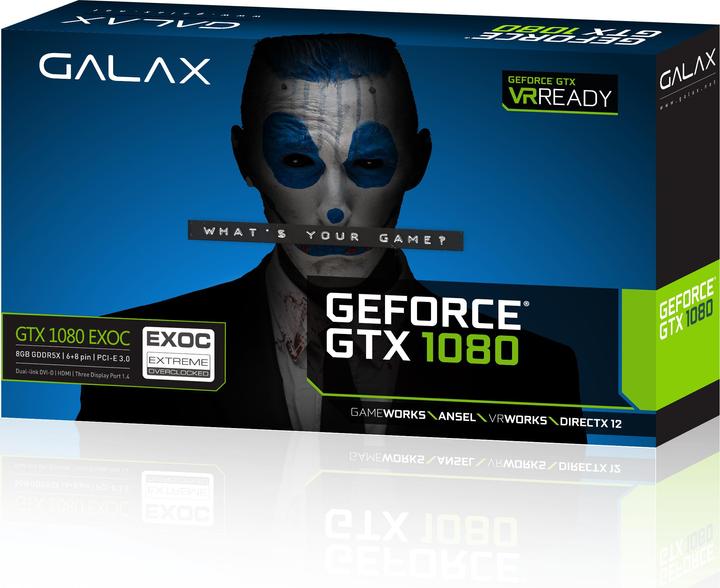 Produktbild KFA2 GeForce GTX 1080 EXOC (8 GB)