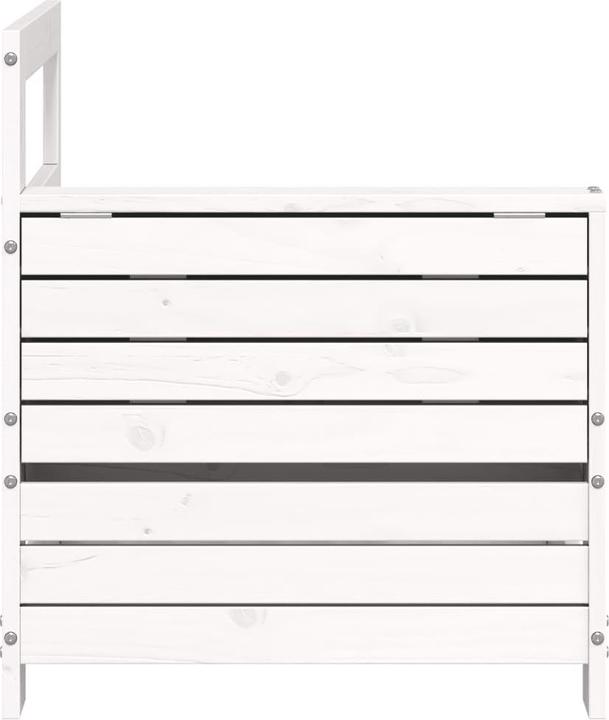 Produktbild VidaXL Gartensofa mit Armlehne und Beistelltisch