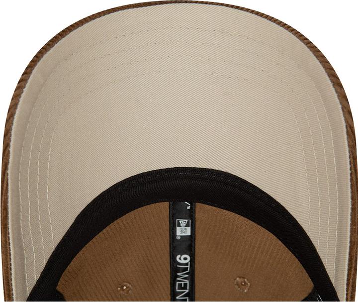 Actual product image New Era 9Twenty Strapback Corduroy Cap - Basic Earth Brown