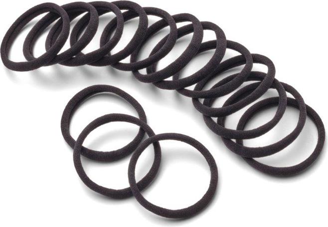 Trisa Haargummis nahtlos mini 3.5cm schwarz 15 Stk (Haargummi)