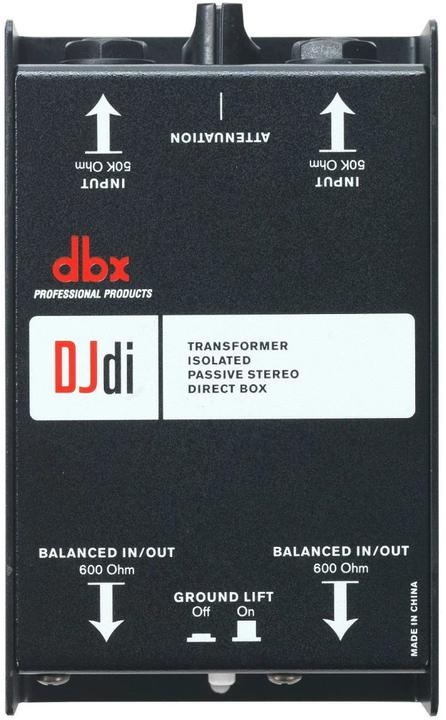 Actual product image Dbx DJDI, Passive DI Box