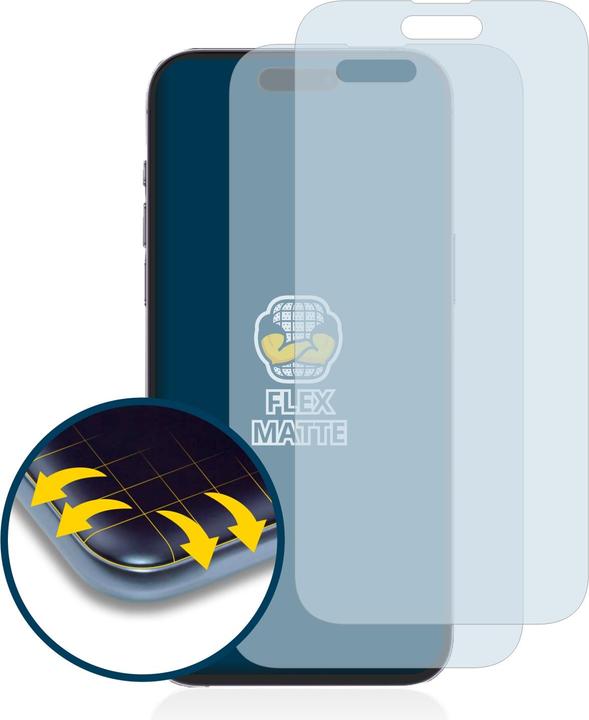 Actual product image BROTECT Full-Cover Protector Matte (2 Piece, Apple iPhone 14 Pro Max)