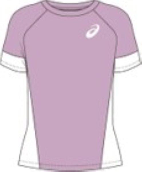 ASICS Performance Asics Tennis Ss Top Light Ube/White Girl (M)