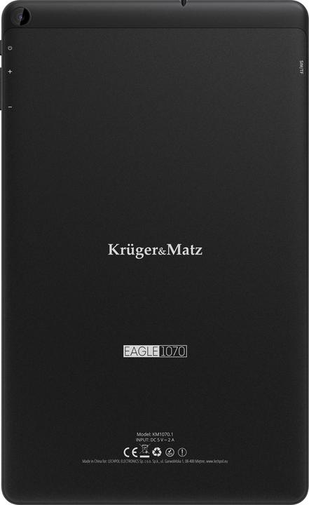 Actual product image Krüger&Matz Kruger & Matz EAGLE 1070 tablet (4G, 10.50", 128 GB, Black)