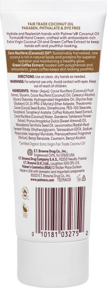 Produktbild Palmers Palmer'S - Coconut Oil Formula Hand Cream Skoncentrowany Krem Do RÄ…k Z Olejkiem Kokosowym