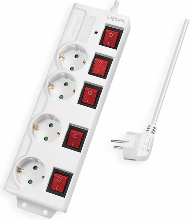 Image du produit LogiLink 4x CEE 7/3 max (4 x, CEE 7/3, 1.50 m)