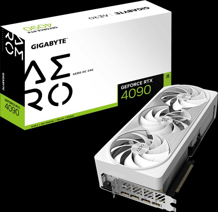 Actual product image Gigabyte RTX4090 AERO OC GDDR6X HDMI 3xDP (24 GB)