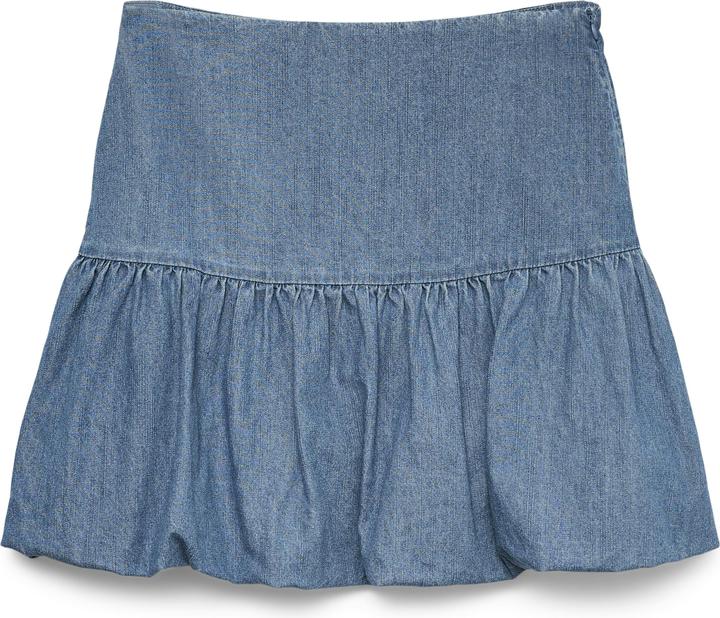 Vero Moda VMADINE Hohe Taille Kurzer Rock Jeansrock